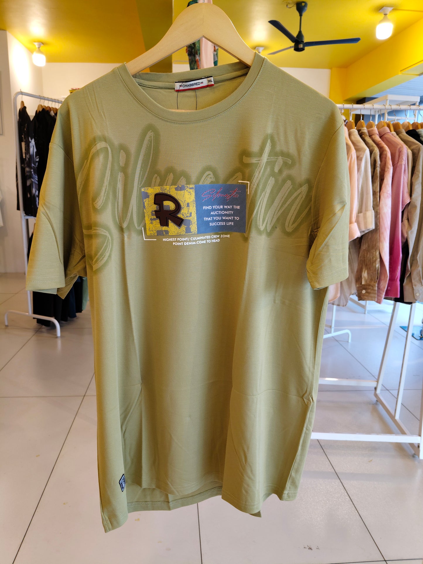 NEXT Printed Oversized Fit Round Neck T-shirt (3XL)