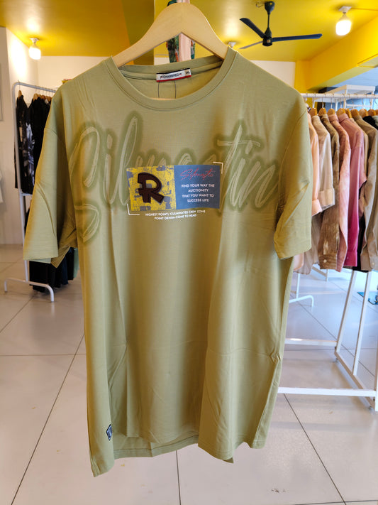 NEXT Printed Oversized Fit Round Neck T-shirt (4XL)