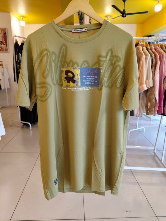 NEXT Printed Oversized Fit Round Neck T-shirt (6XL)