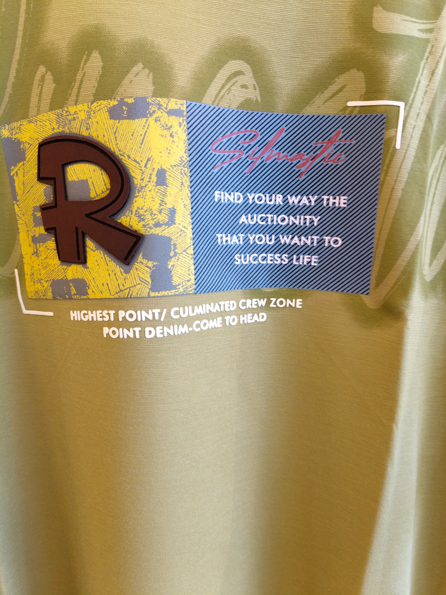 NEXT Printed Oversized Fit Round Neck T-shirt (5XL)