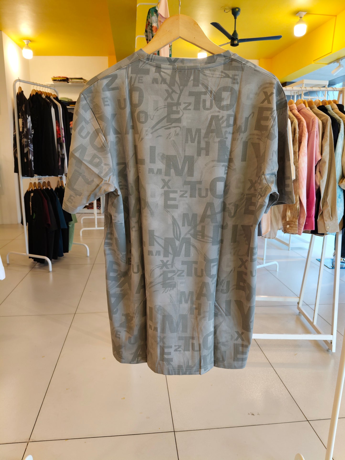 NEXT Printed Oversized Fit Round Neck T-shirt (3XL)