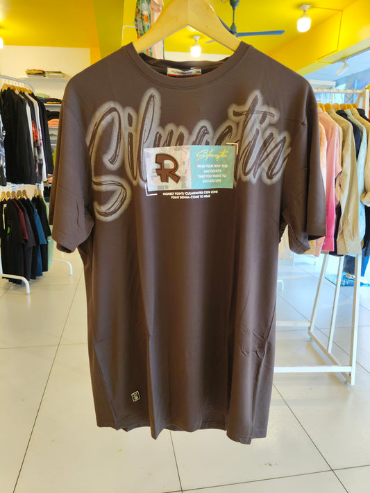 NEXT Printed Oversized Fit Round Neck T-shirt (6XL)