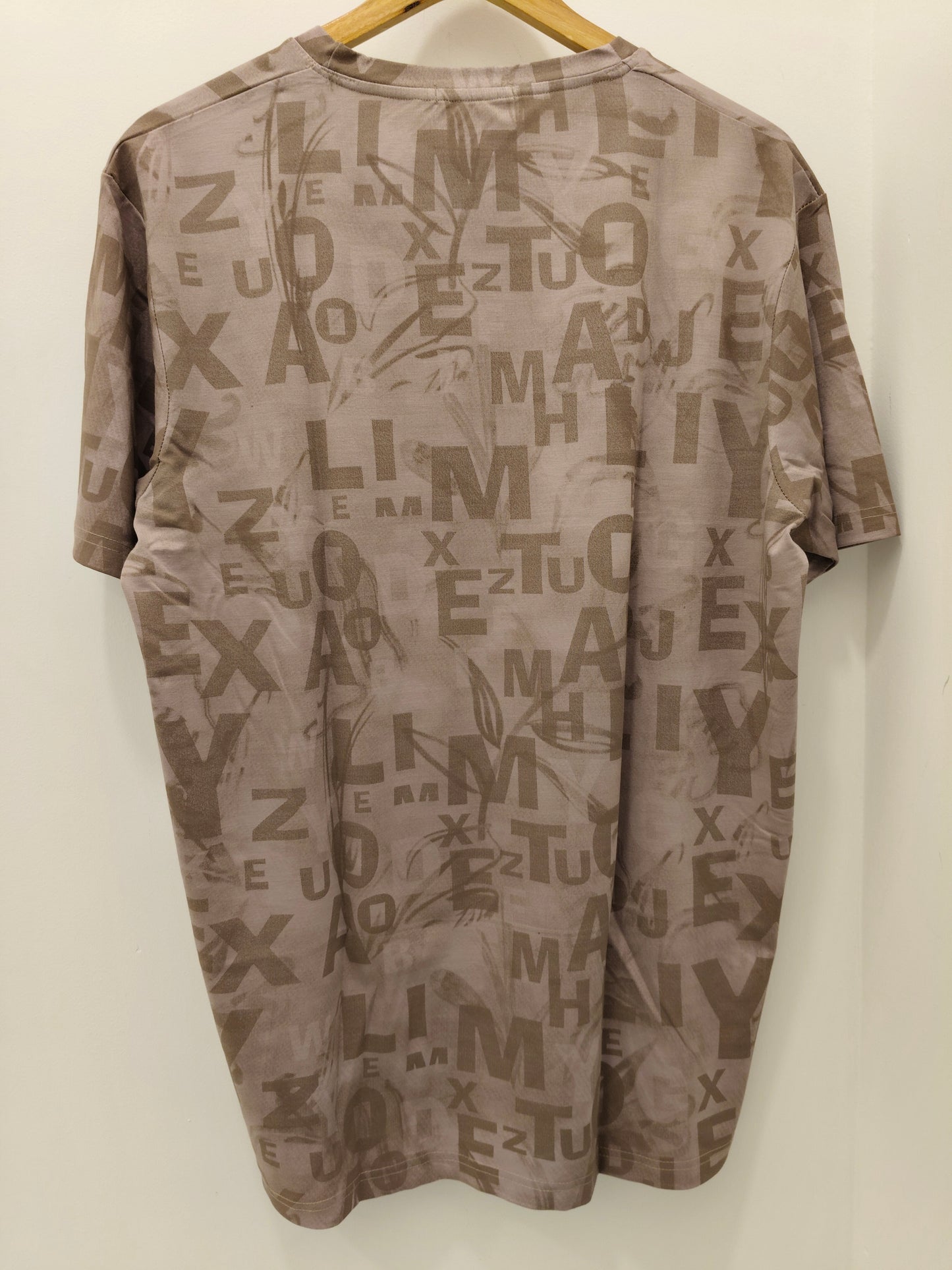 NEXT Printed Oversized Fit Round Neck T-shirt (4XL)