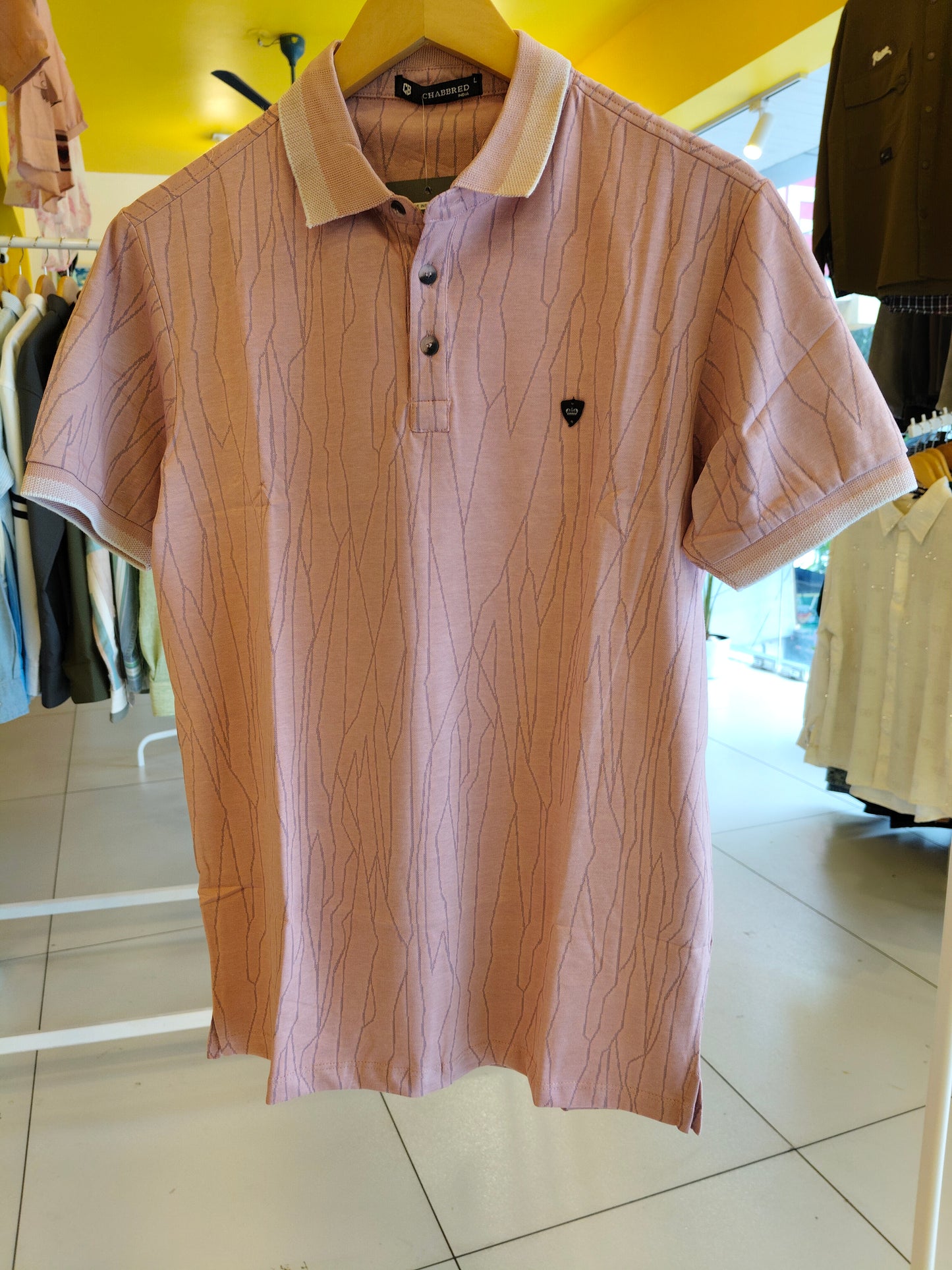 Polo T-Shirt For Men  (LARGE)