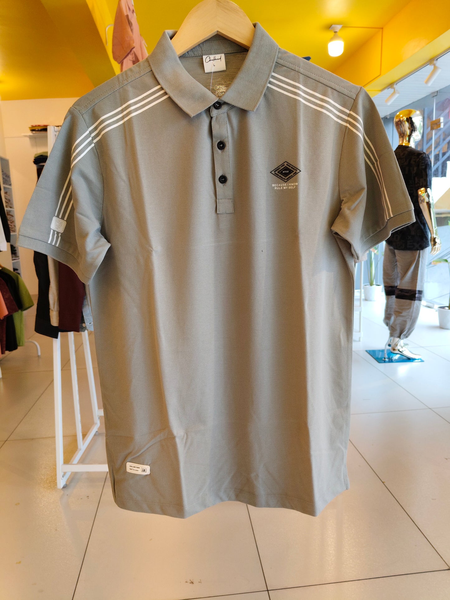 Polo T-Shirt For Men  (LARGE)