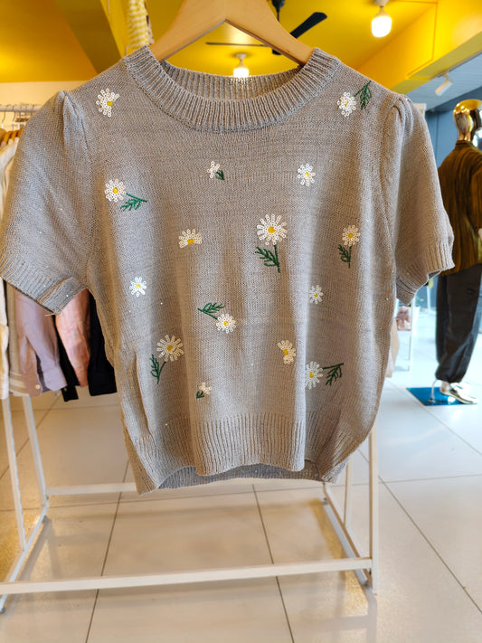 Korean Top For Women (Free Size)