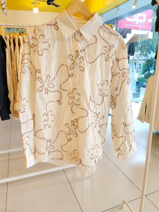 Korean Shirt For Women  (Free Size)
