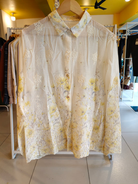 Korean Shirt For Women  (Free Size)