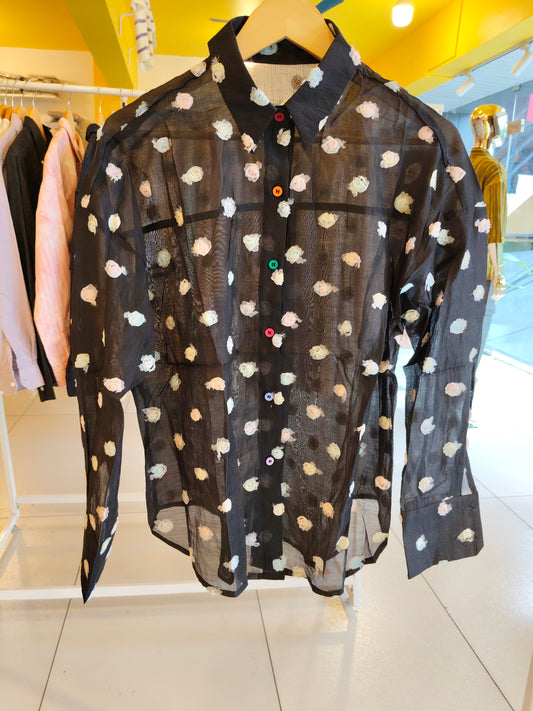 Korean Shirt For Women  (Free Size)