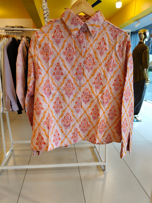 Korean Shirt For Women  (Free Size)