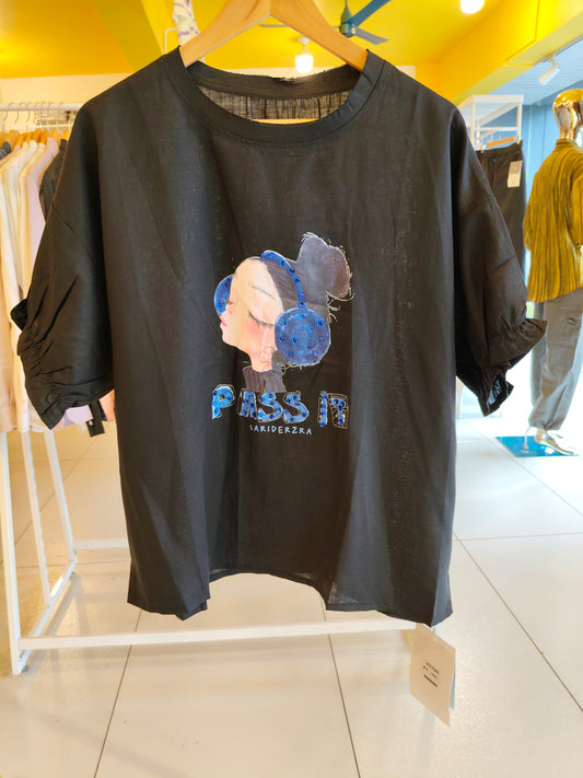 Korean Top For Women (Free Size)