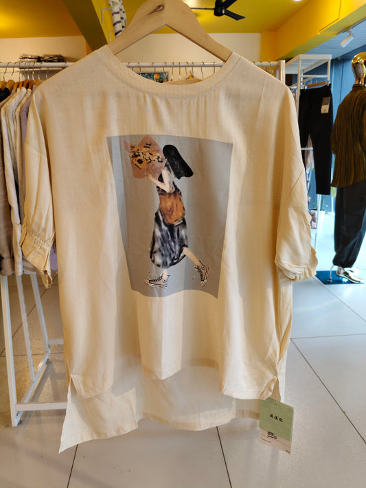 Korean Top For Women (Free Size)