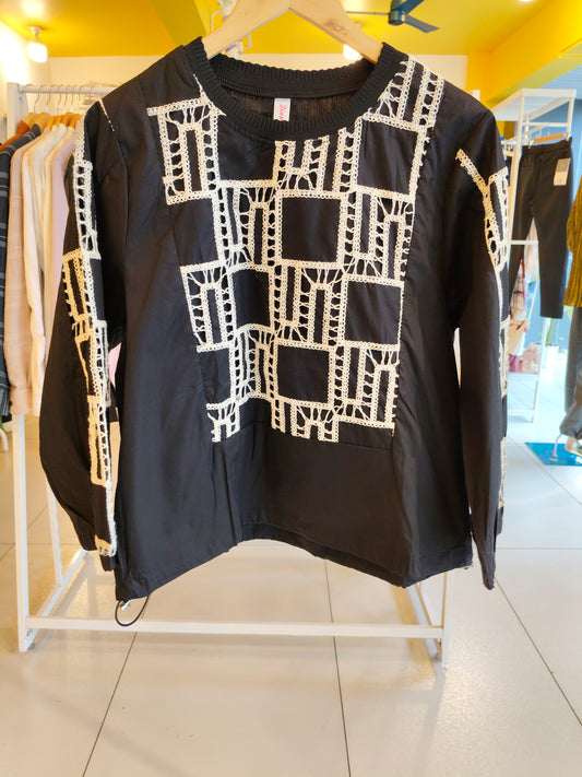 Korean Shirt For Women  (Free Size)