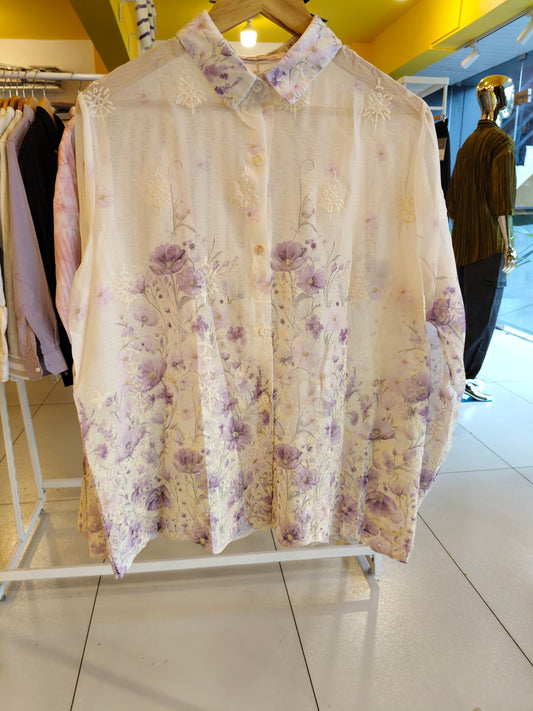 Korean Shirt For Women  (Free Size)