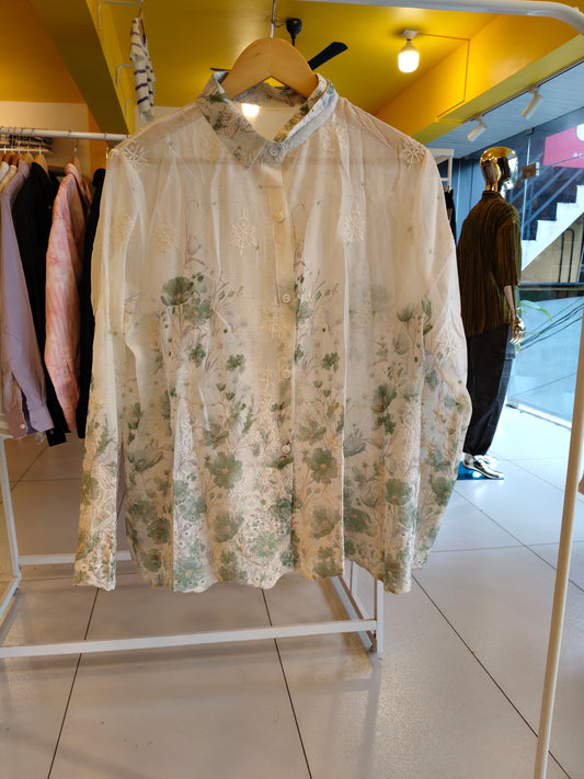 Korean Shirt For Women  (Free Size)