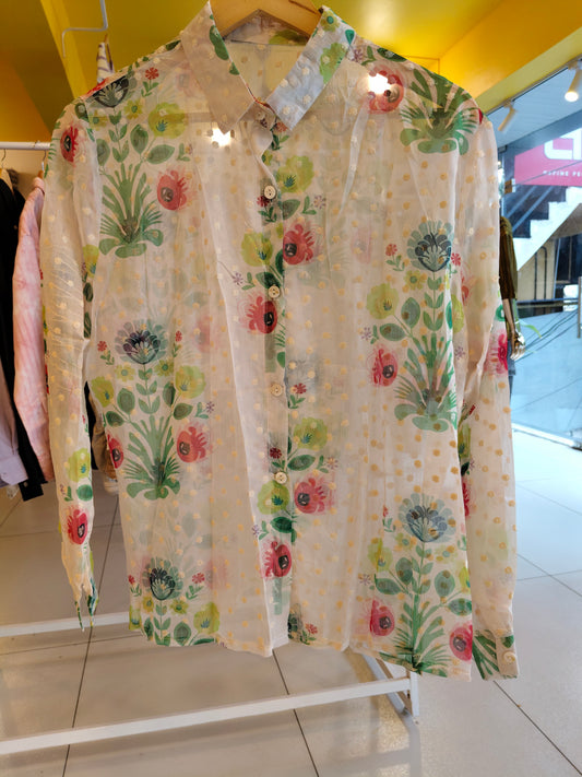 Korean Shirt For Women  (Free Size)