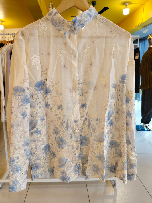 Korean Shirt For Women  (Free Size)