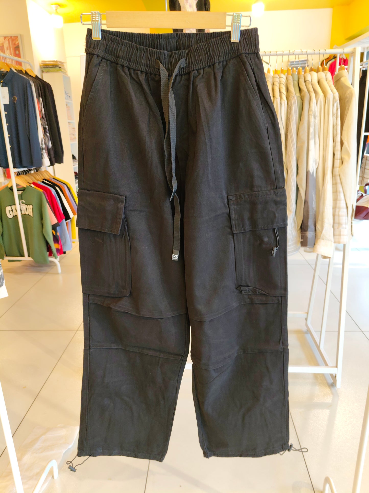 Imported Cargo Parachute Pants For Men (XL)