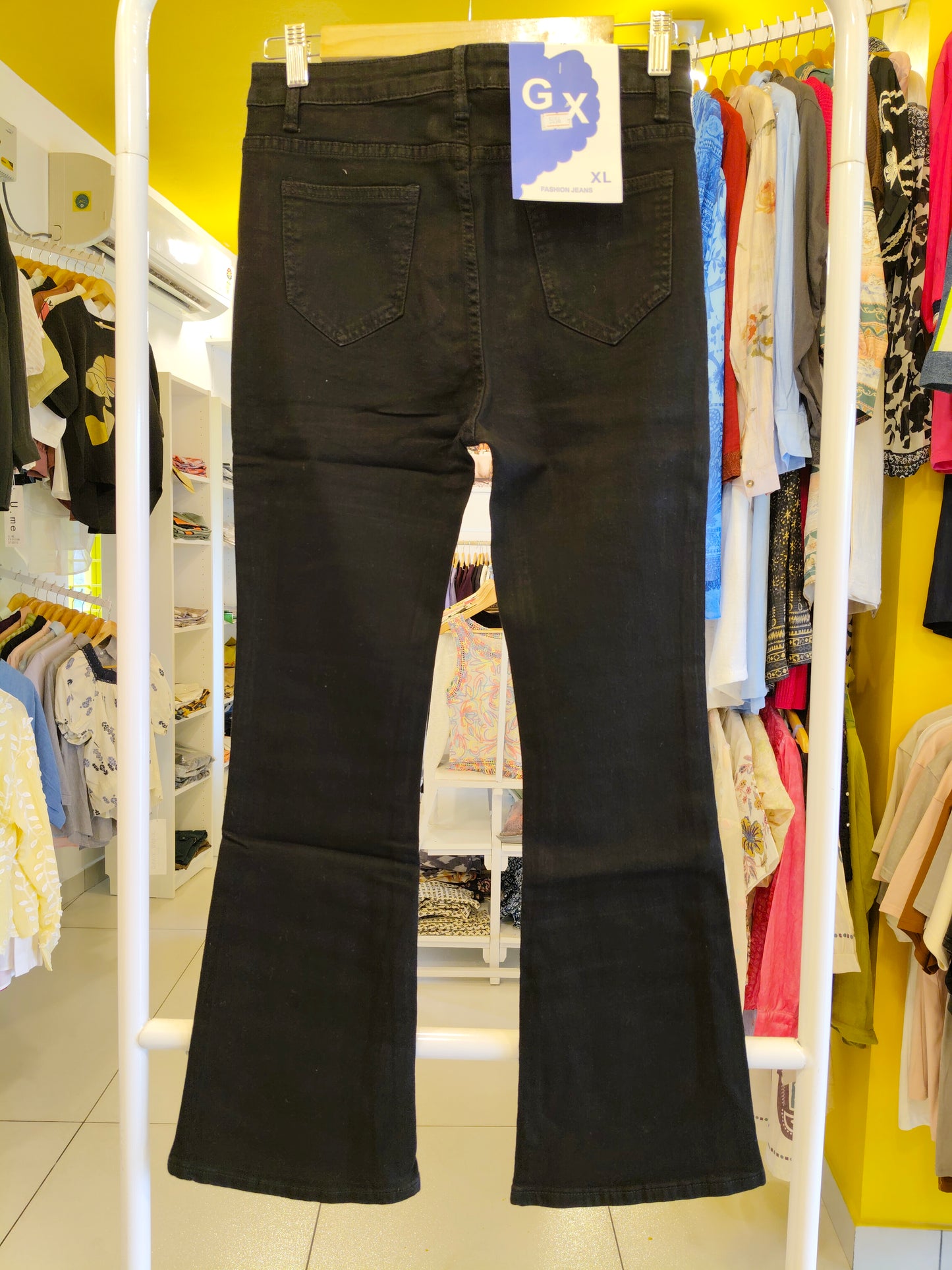 Bell Bottom  Denim Jeans for Women (XL)