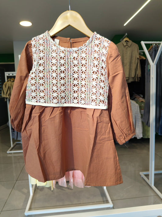 Korean Frock for Girls (Size 9)