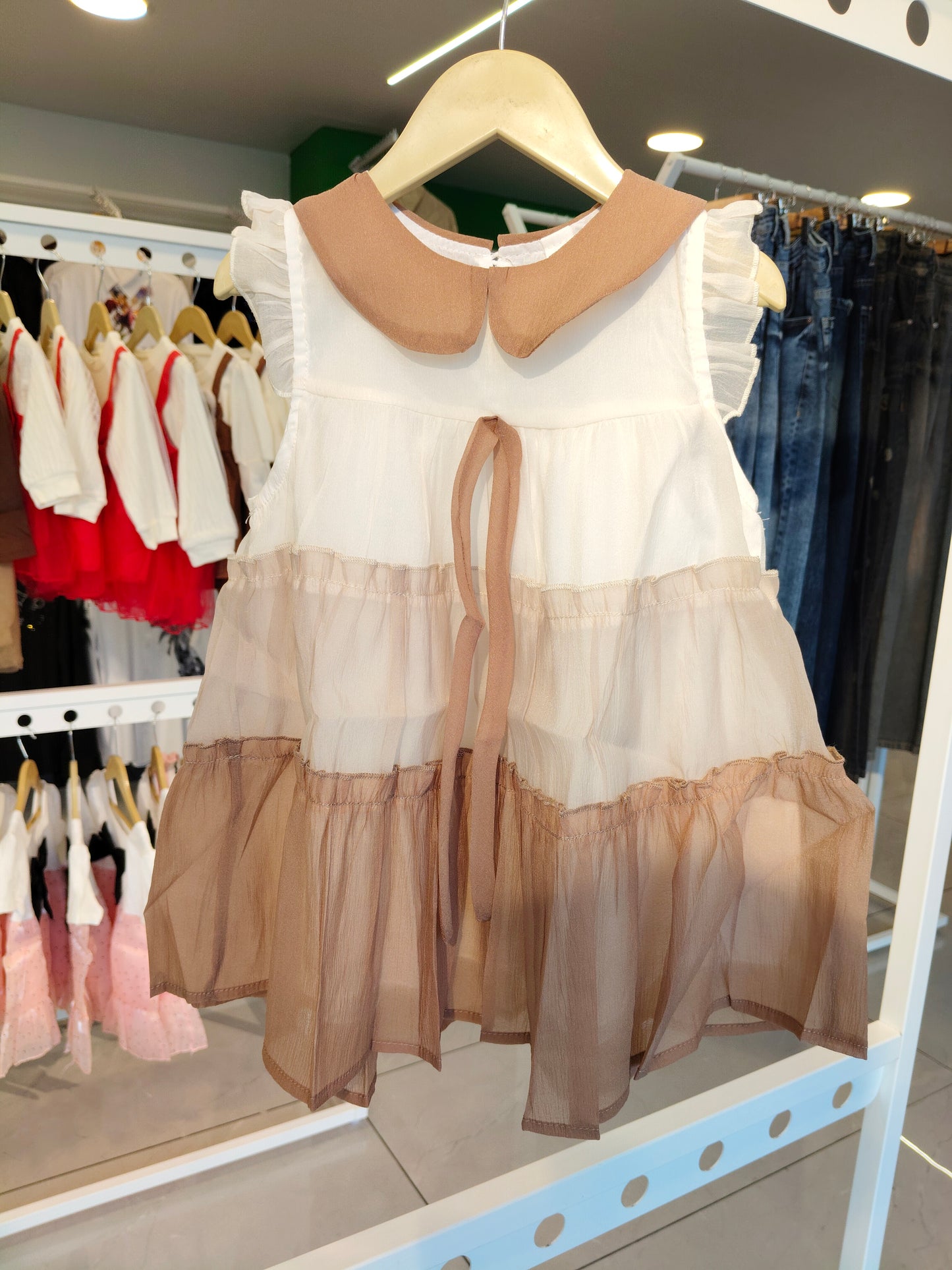 Korean Frock for Girls (Size 130)