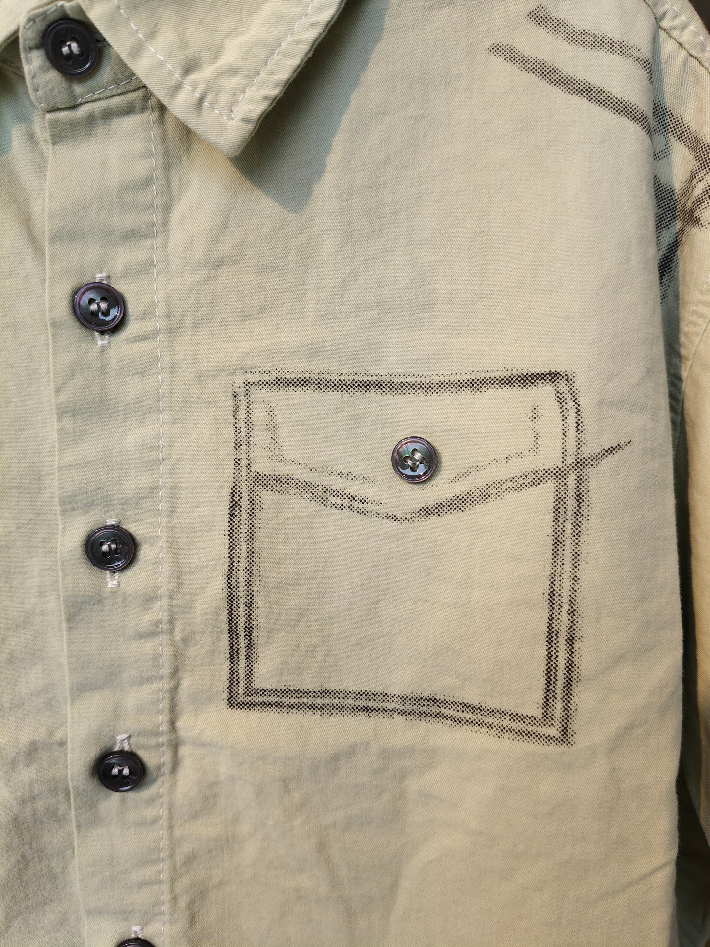 Oversized Drop Shoulder Shirt for Boys   (SIZE 90)