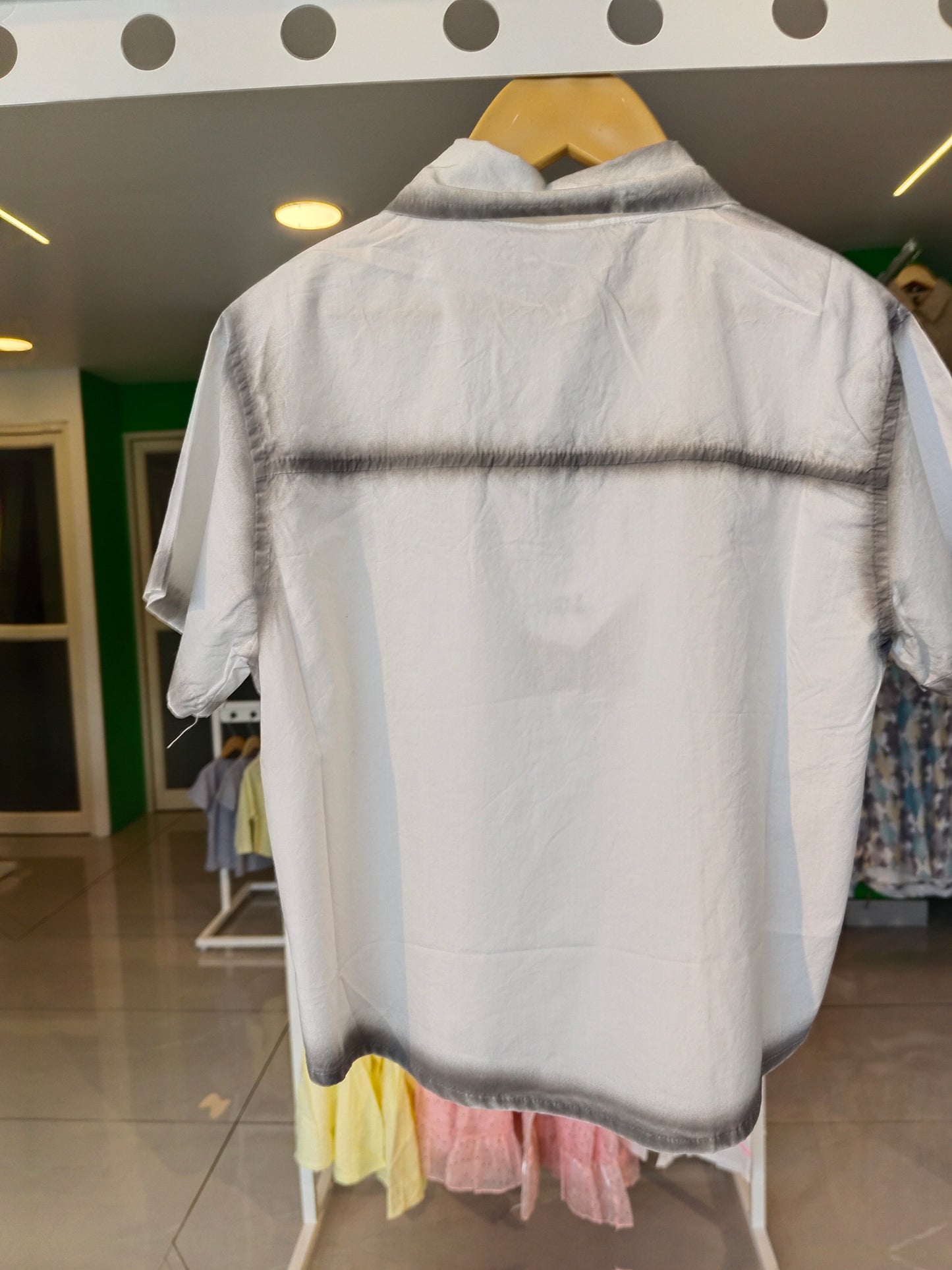 Oversized Drop Shoulder Shirt for Boys  (SIZE  100 )
