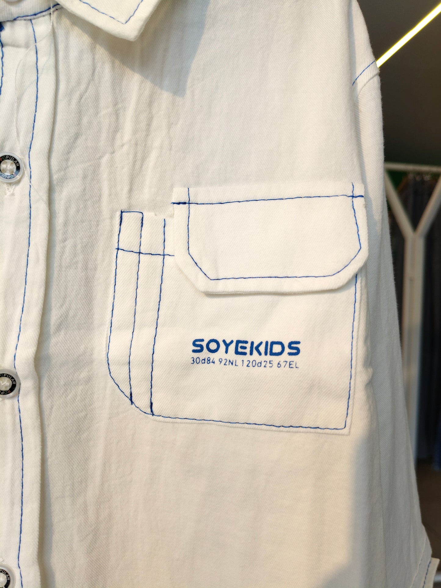 Oversized Drop Shoulder Shirt for Boys  (SIZE  100)