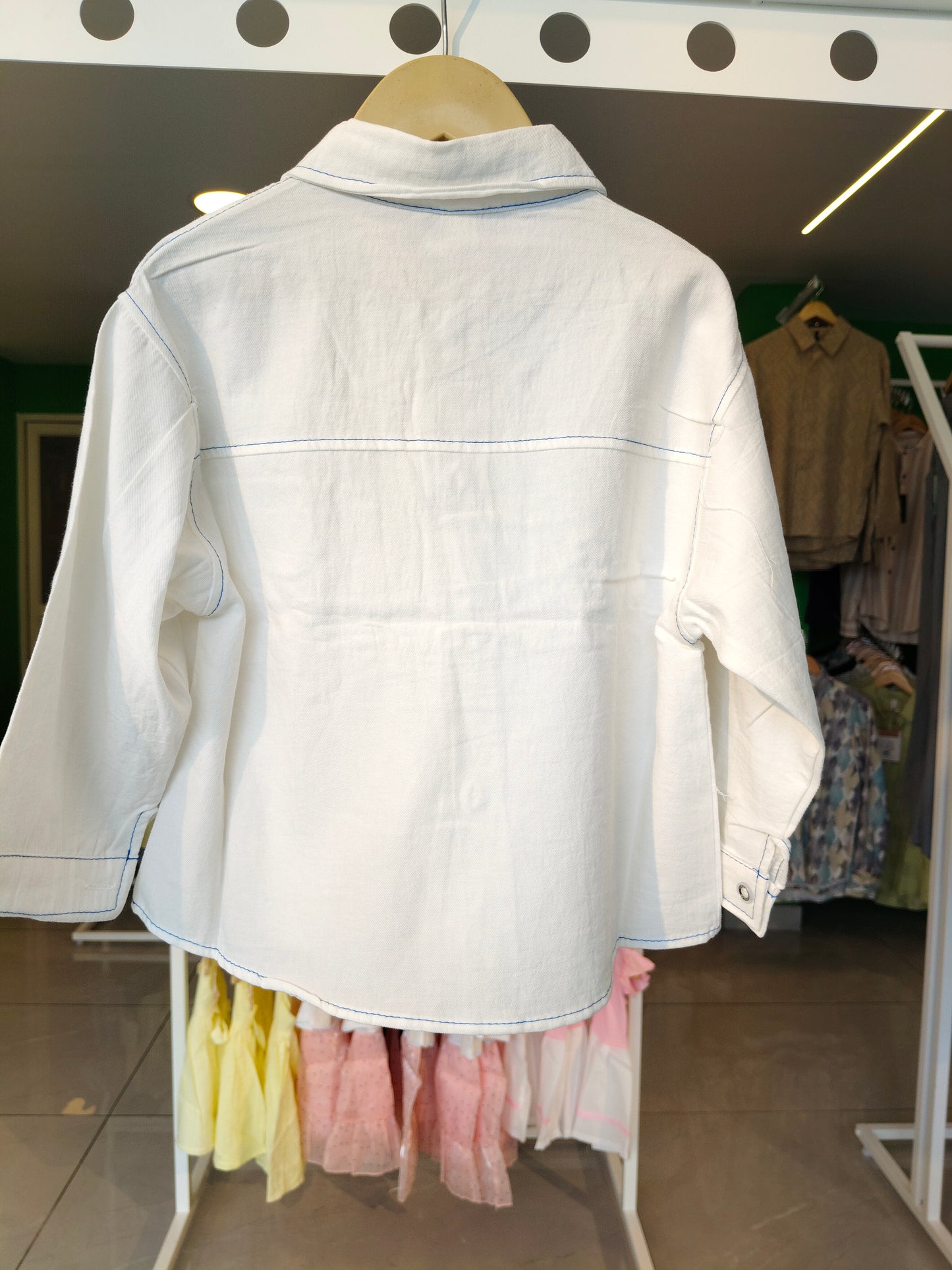 Oversized Drop Shoulder Shirt for Boys  (SIZE  100)