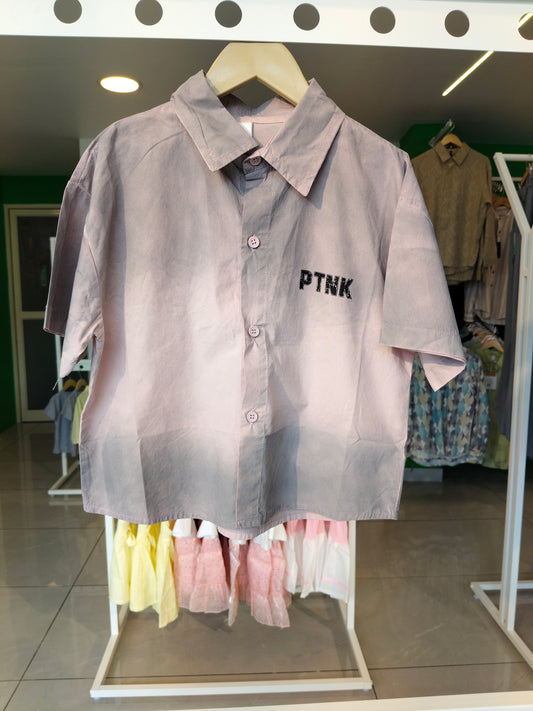 Oversized Drop Shoulder Shirt for Boys  (SIZE  100)