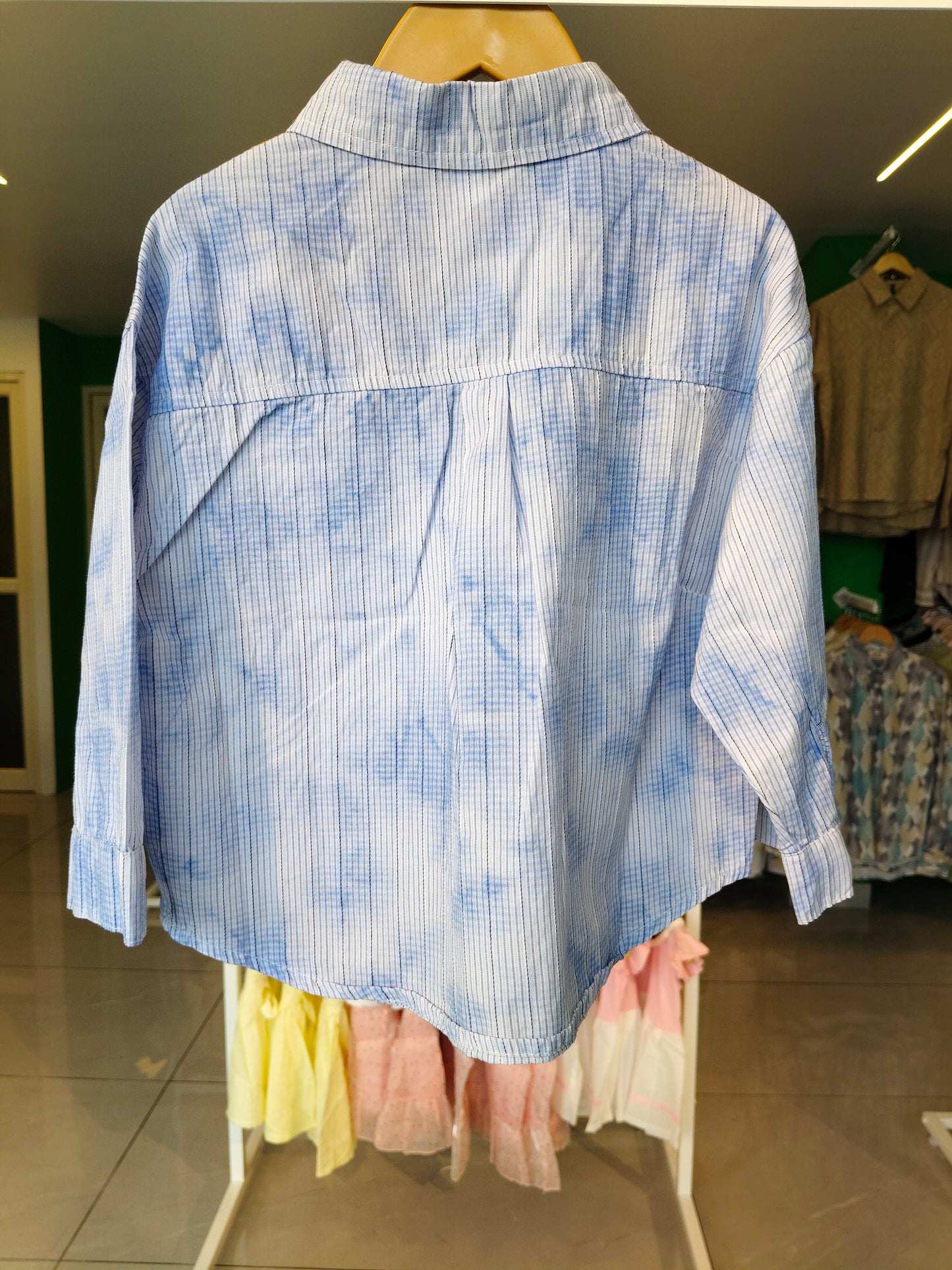 Oversized Drop Shoulder Shirt for Boys  (SIZE  100)