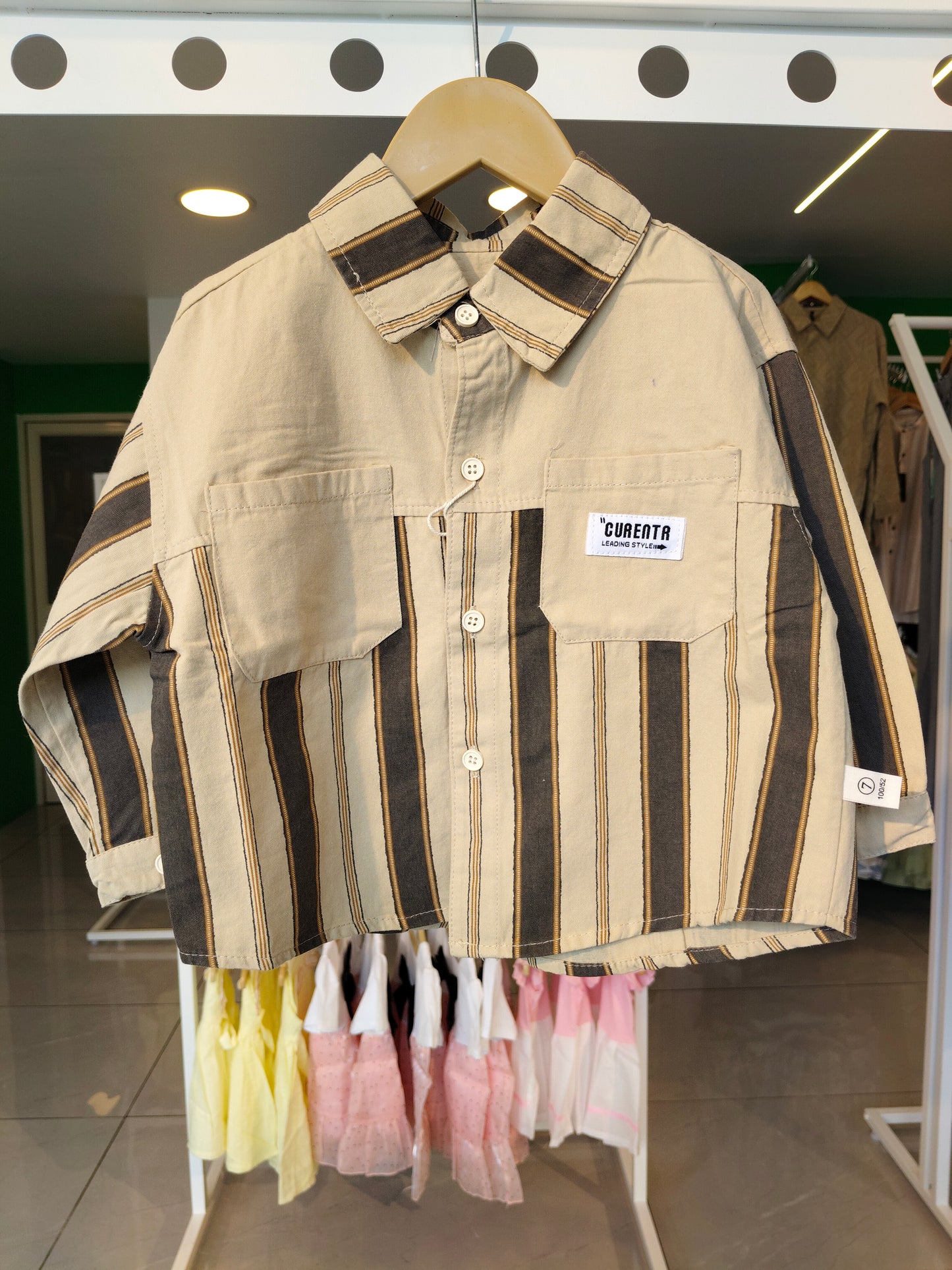 Oversized Drop Shoulder Shirt for Boys  (SIZE  5)