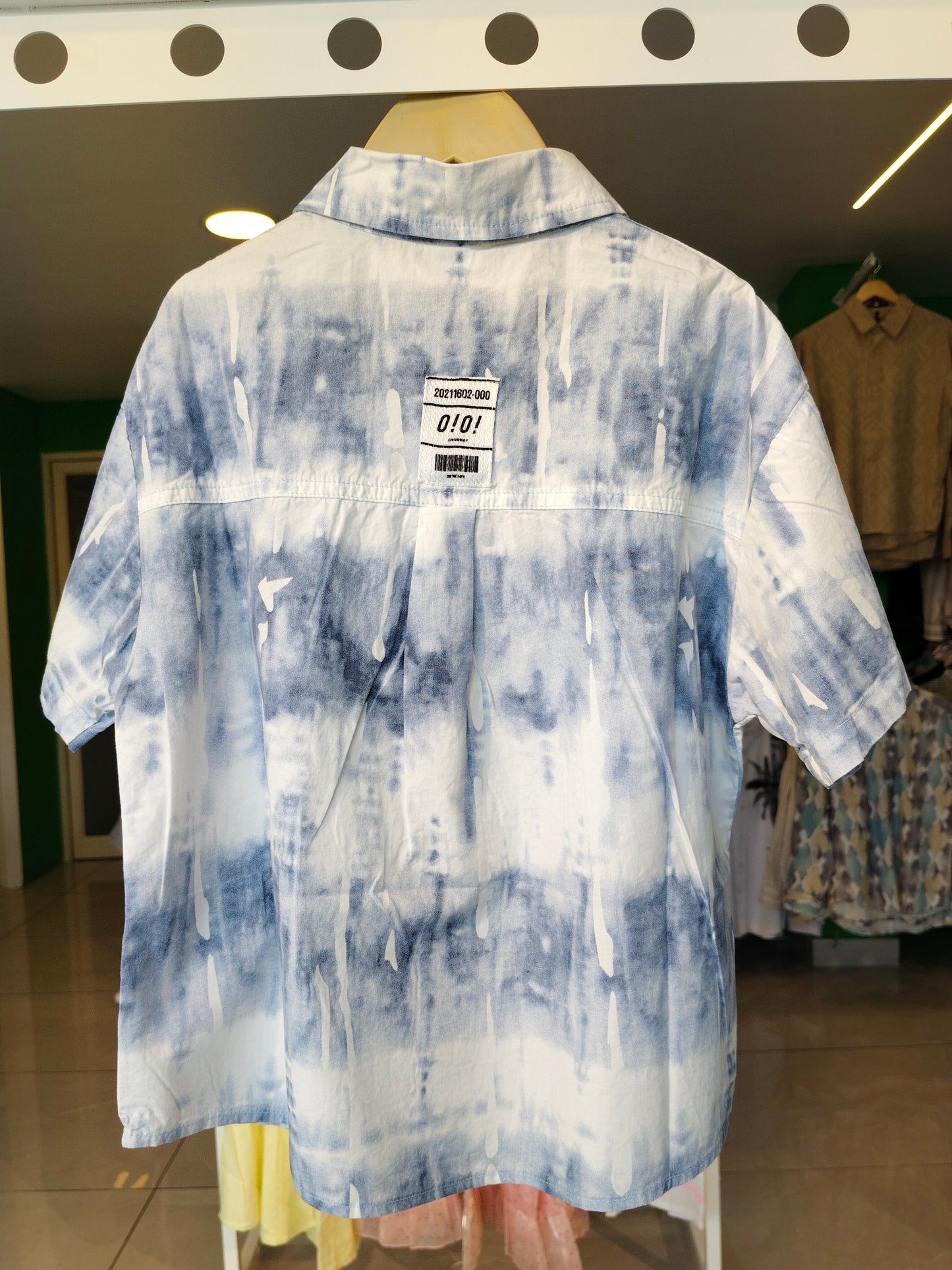 Oversized Drop Shoulder Shirt for Boys  (SIZE  90)