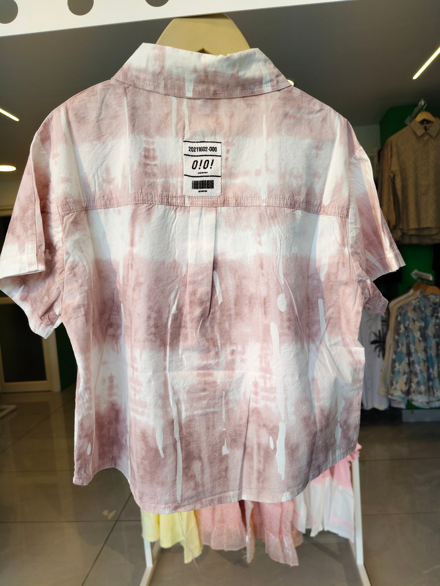 Oversized Drop Shoulder Shirt for Boys  (SIZE  90)