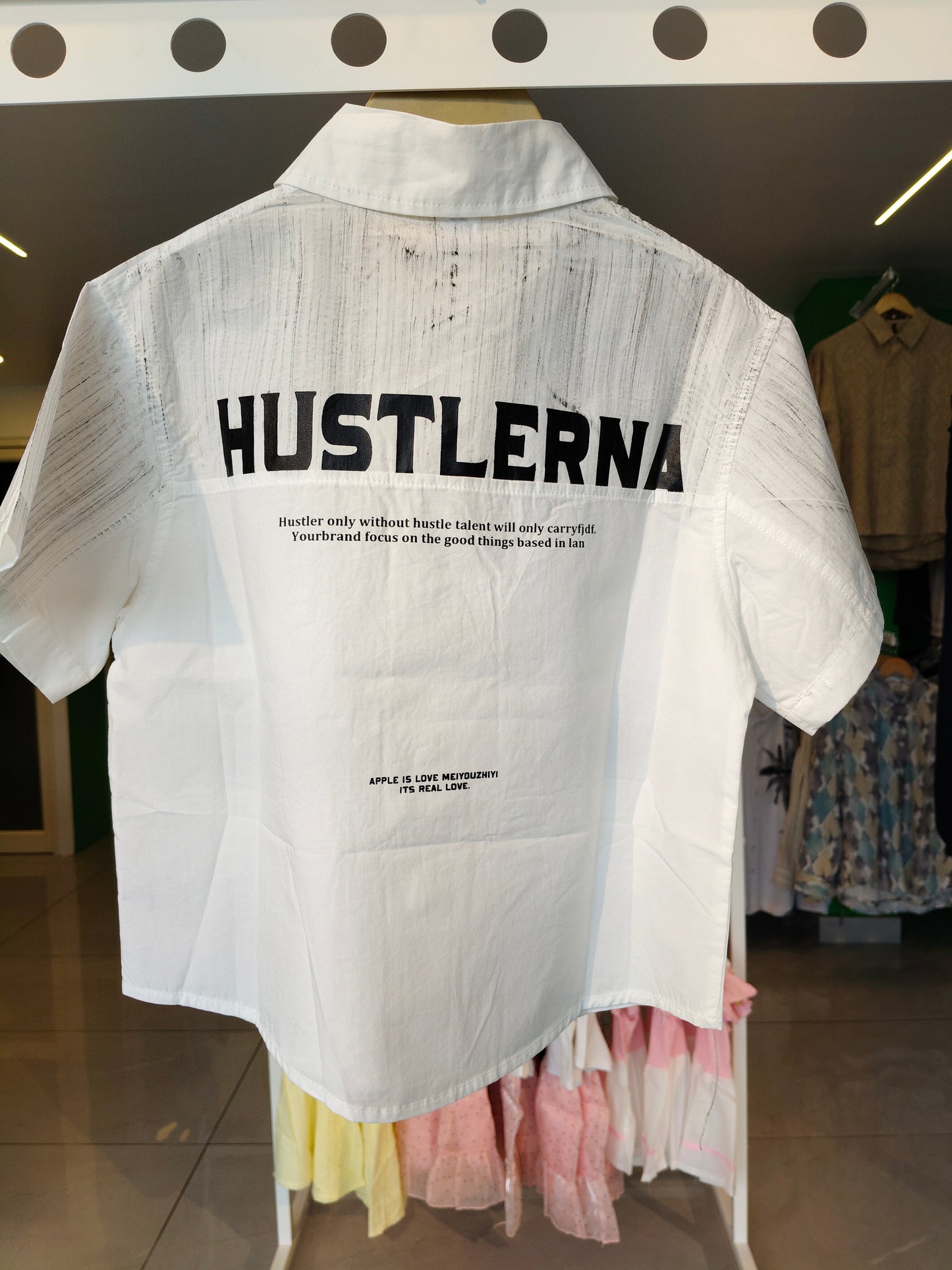 Oversized Drop Shoulder Shirt for Boys  (SIZE  90)