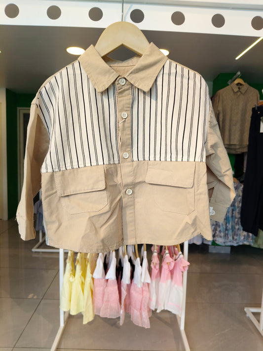 Oversized Drop Shoulder Shirt for Boys  (SIZE  5)