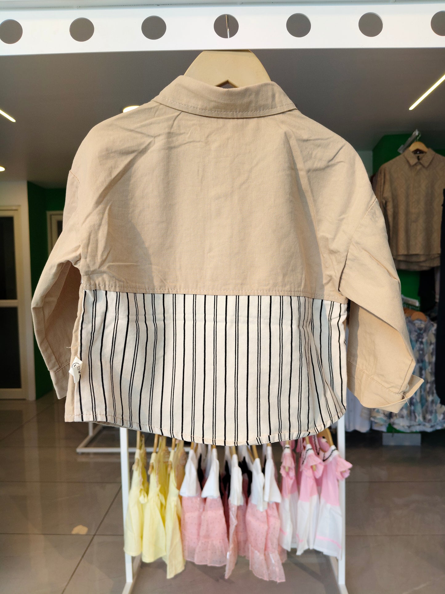 Oversized Drop Shoulder Shirt for Boys  (SIZE 9)