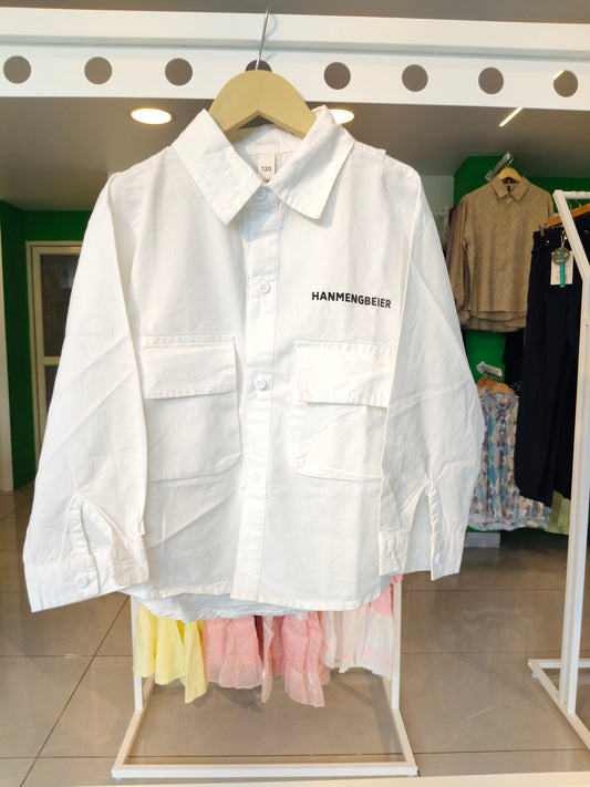 Oversized Drop Shoulder Shirt for Boys  (SIZE 140)