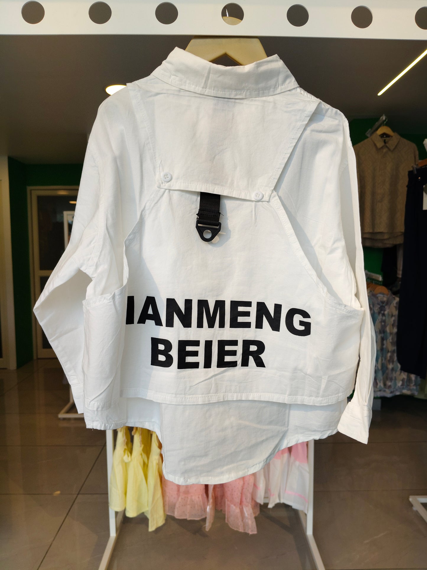 Oversized Drop Shoulder Shirt for Boys  (SIZE 130)