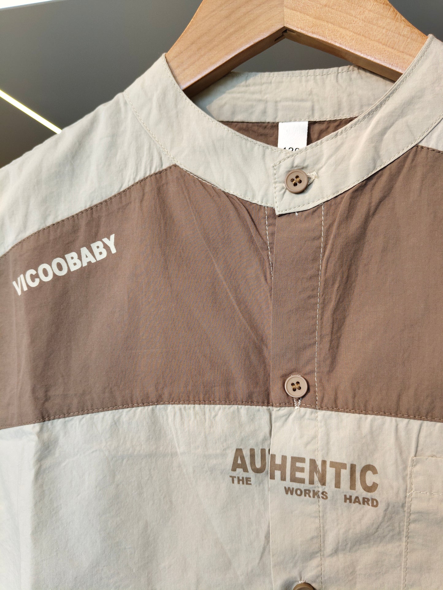 Oversized Drop Shoulder Shirt for Boys  (SIZE 140)