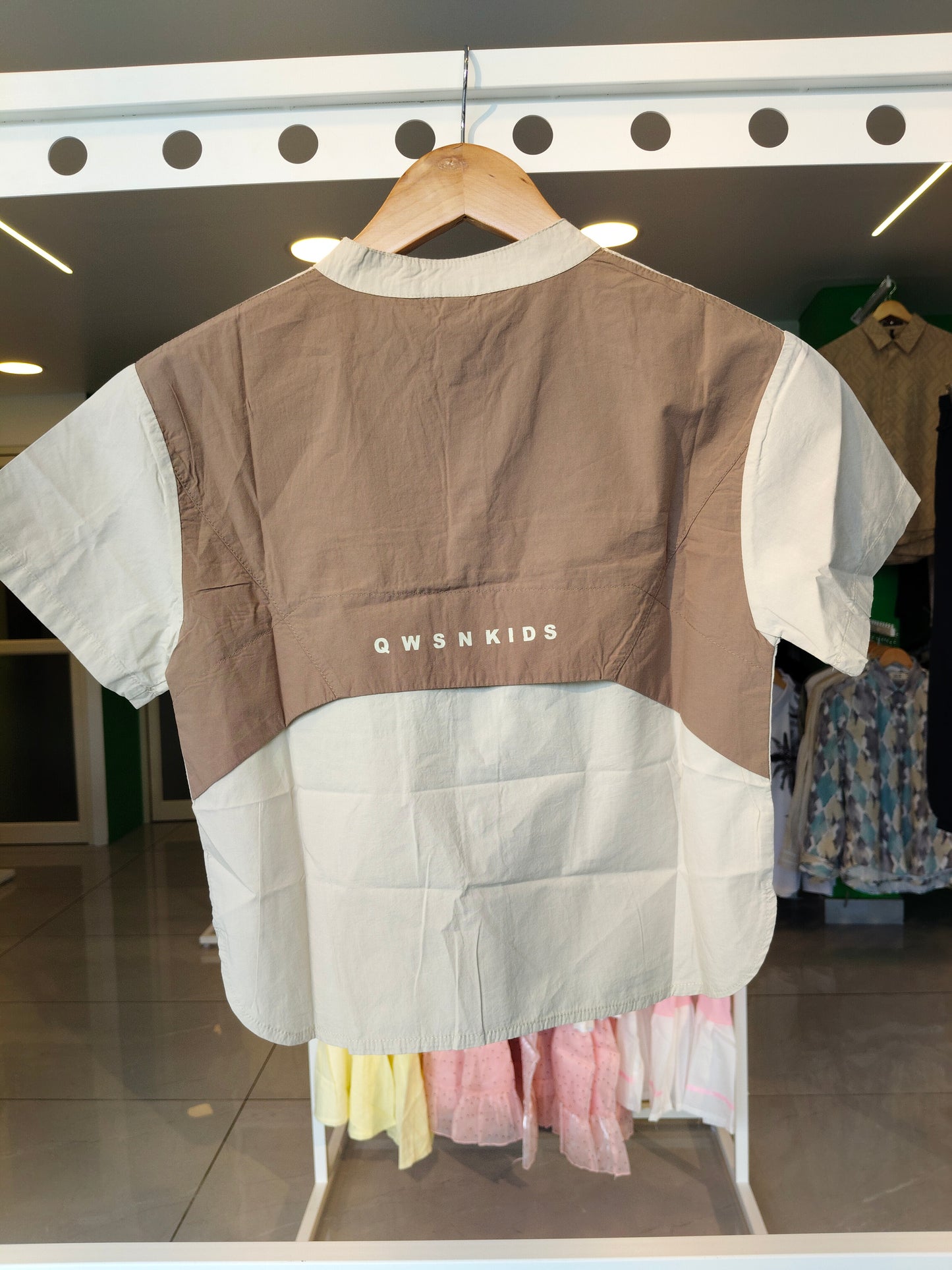 Oversized Drop Shoulder Shirt for Boys  (SIZE 140)