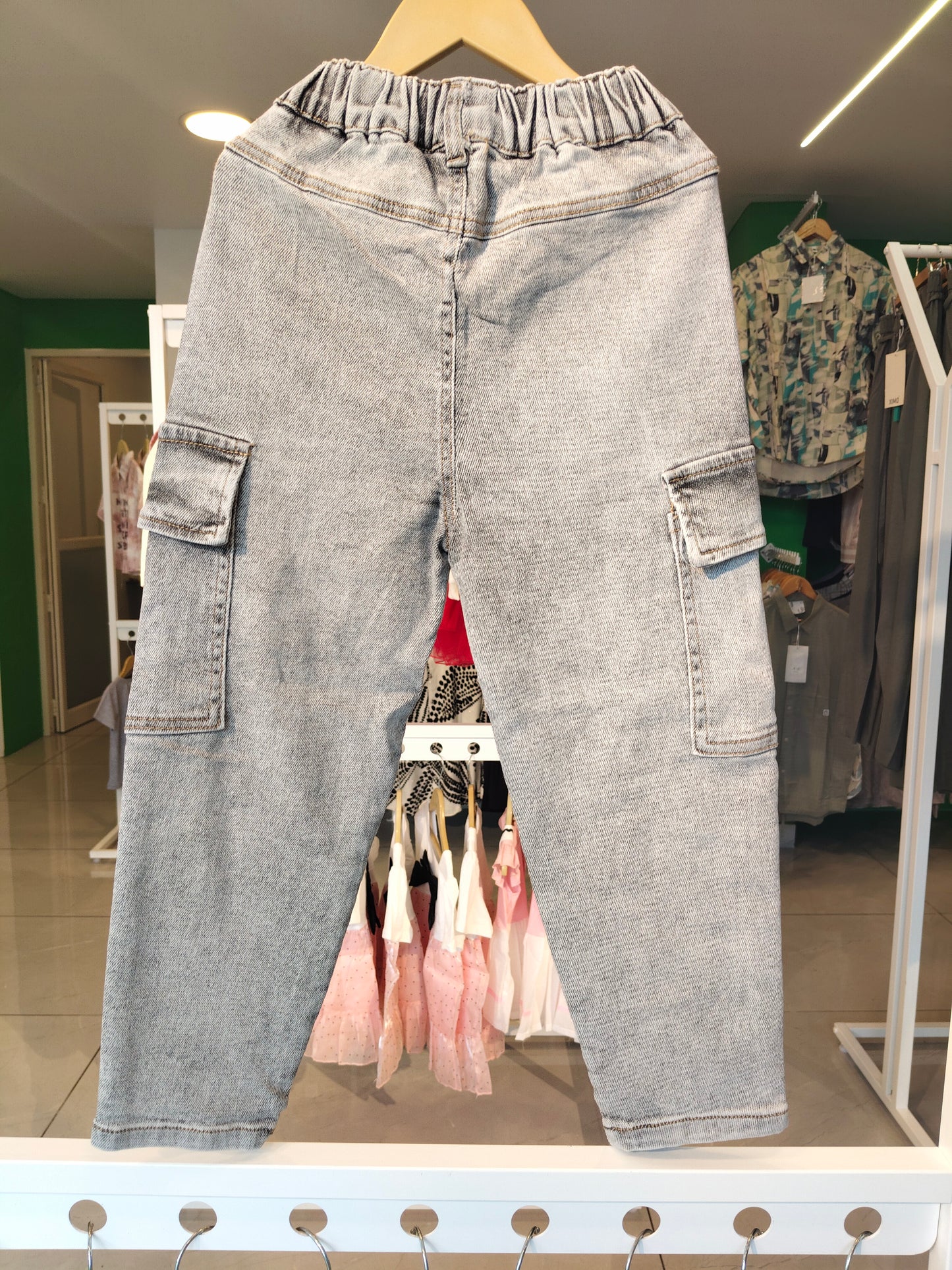Cargo Denim Jeans for Kids  (SIZE 22)