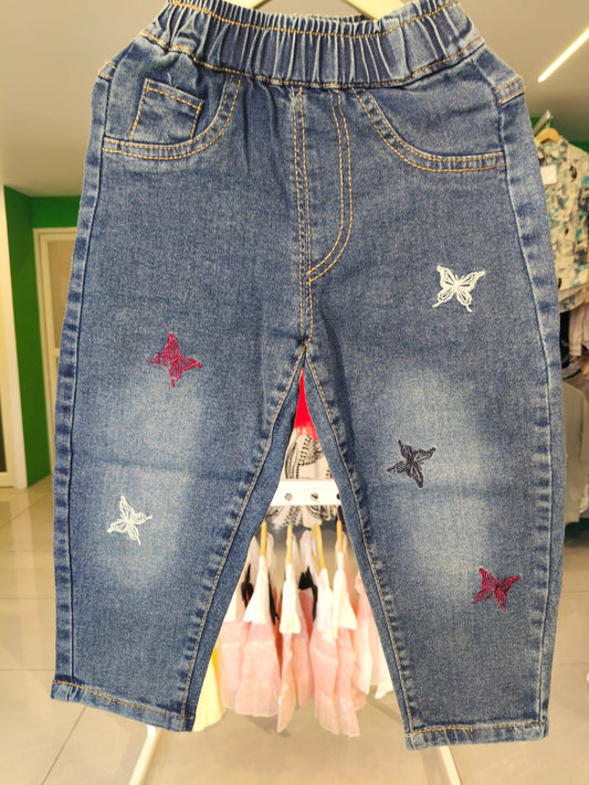 Baggy Denim Jeans for Girls   ( MEDIUM)