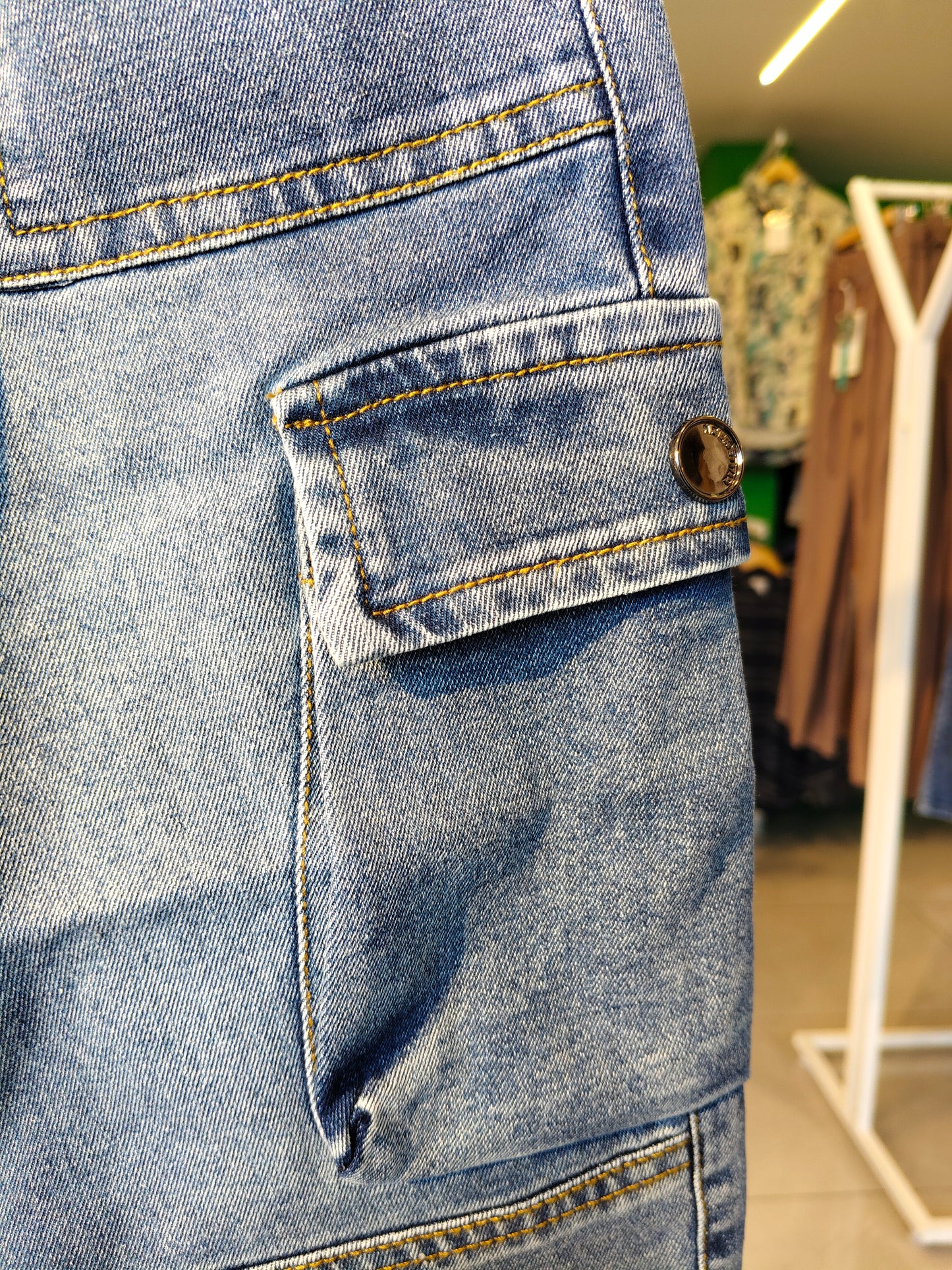Cargo Denim Jeans for Kids   (SIZE 90)