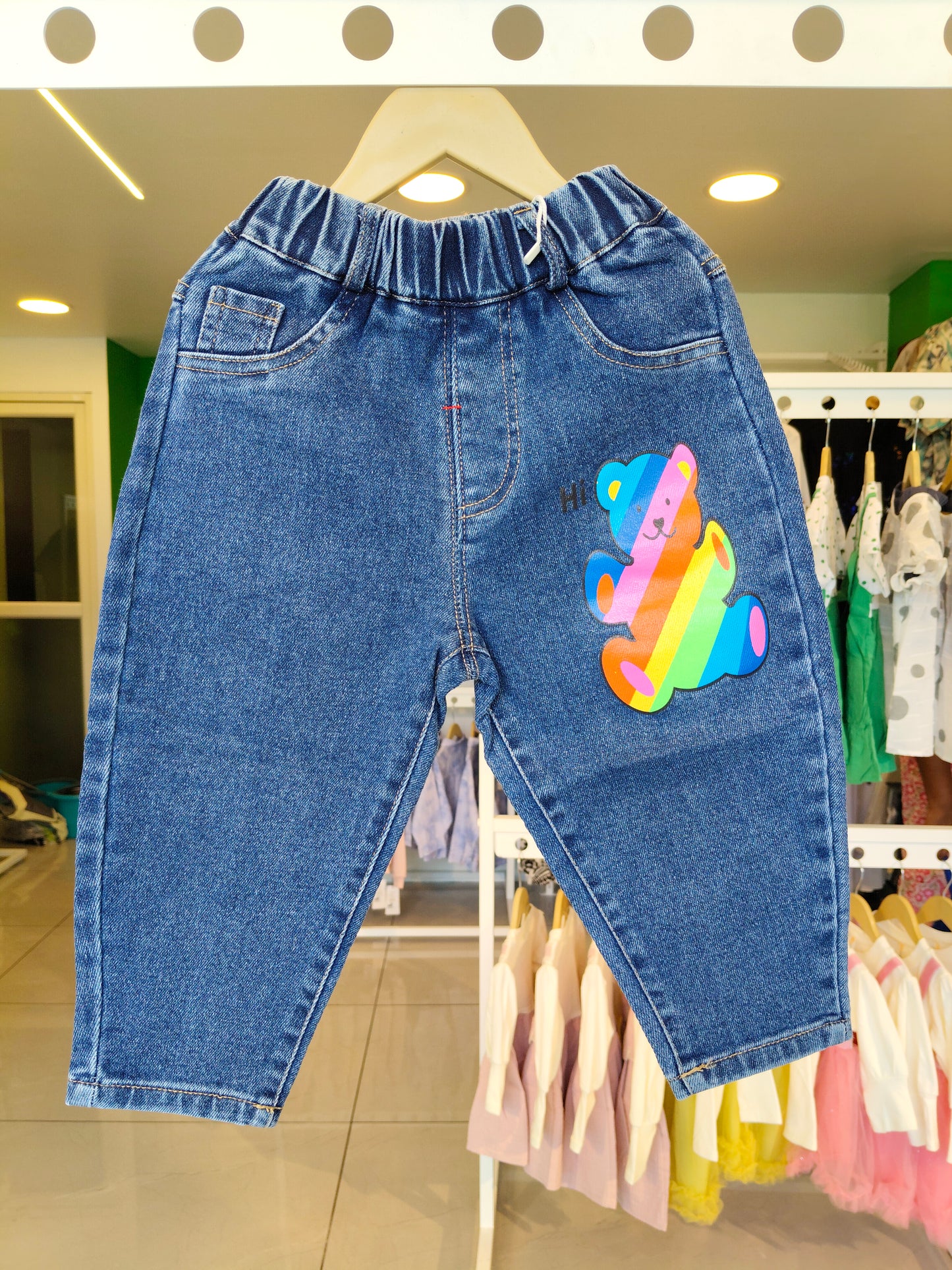 Baggy Denim Jeans for Kids  (SIZE 6)
