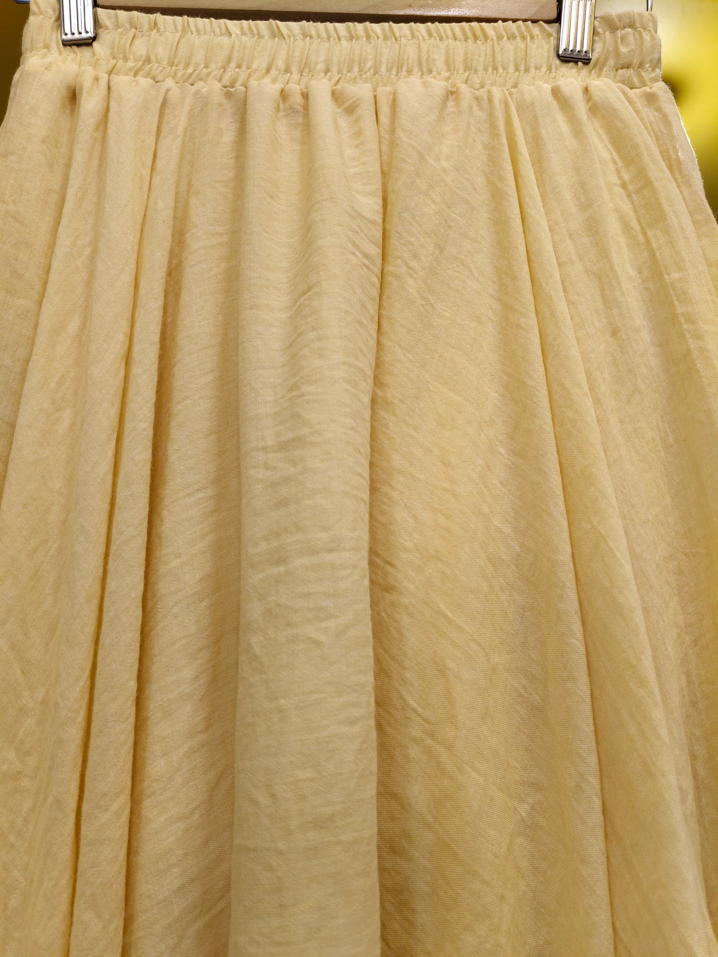 Women's Flared Plain Maxi Skirt