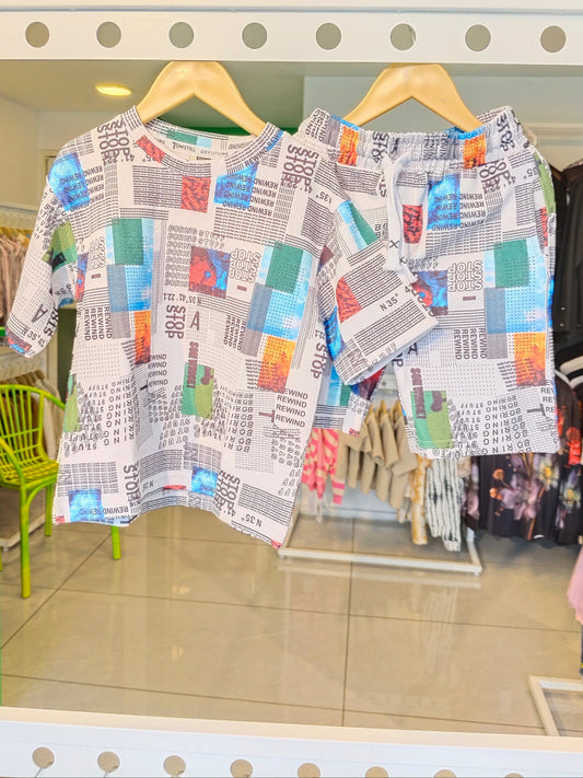 Casual Wear Co-ord Set for Kids ( 3 year)