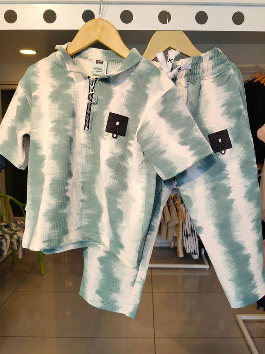 Kids Zip-Up Polo & Joggers Co-ord Set (4 year)