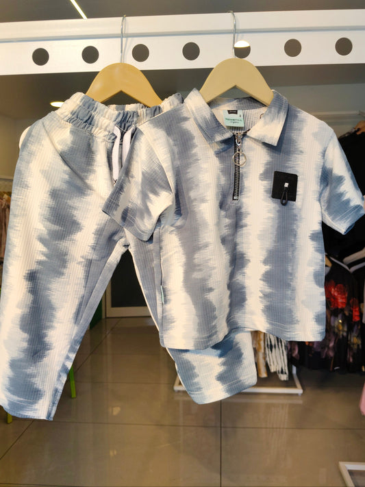 Kids Zip-Up Polo & Joggers Co-ord Set (1 year)