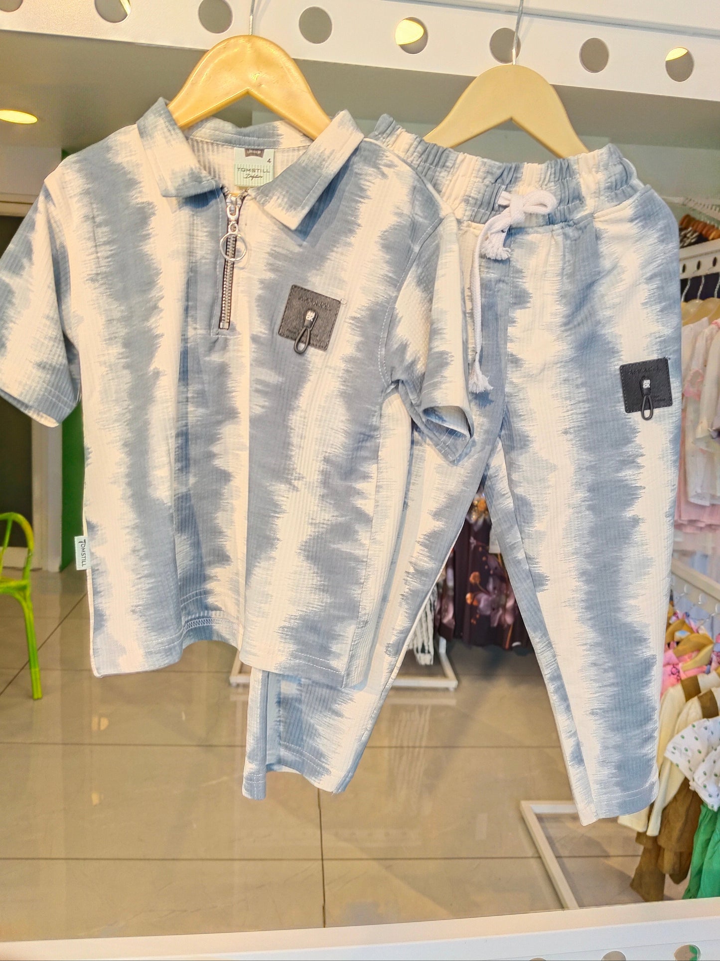 Kids Zip-Up Polo & Joggers Co-ord Set (3 year)